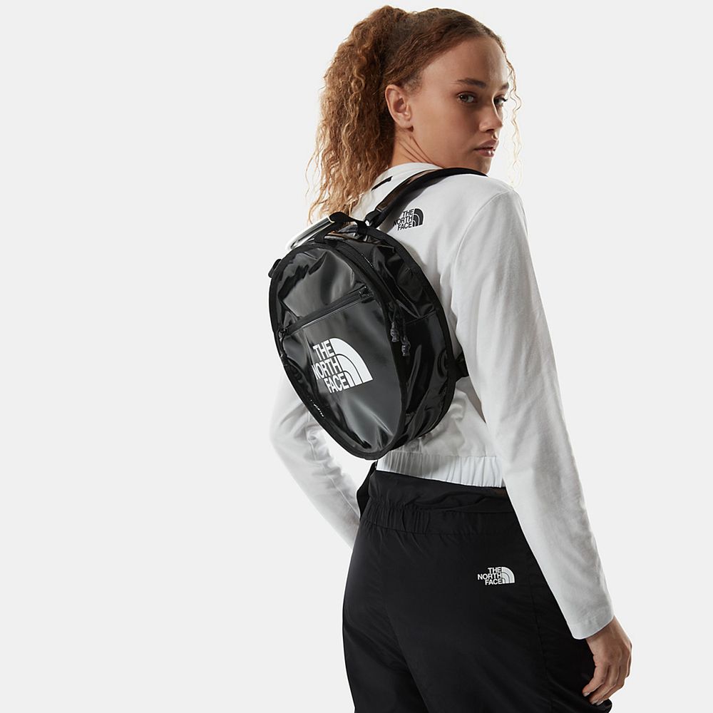 The North Face Backpacks Womens Australia - The North Face Base Camp Circle Bag Black (JRI-506187)